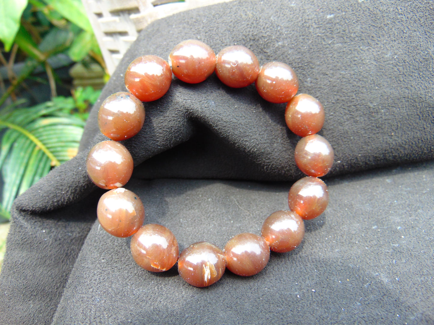 23 gram 14 Beads Mala Bracelet Indonesian amber 13x16 mm for Healing A14G80