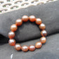 23 gram 14 Beads Mala Bracelet Indonesian amber 13x16 mm for Healing A14G80