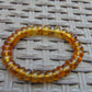 11 Gram Small Beads Bracelet Indonesian Yellow Blue Amber for Healing A33G348