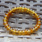 11 Gram Small Beads Bracelet Indonesian Yellow Blue Amber for Healing A33G348