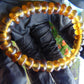 11 Gram Small Beads Bracelet Indonesian Yellow Blue Amber for Healing A33G348