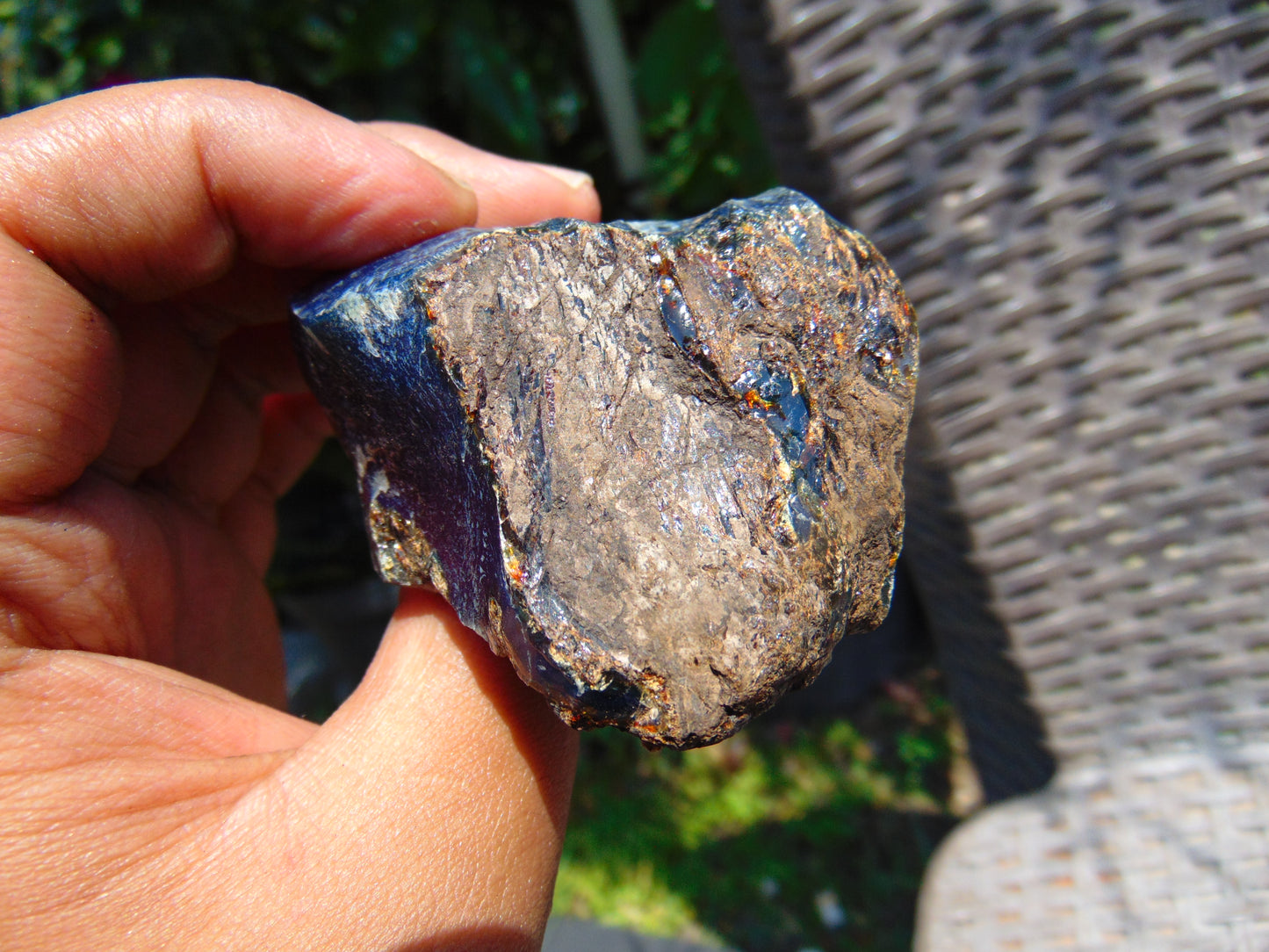48 gram Rough Raw Indonesian Blue Amber for Healing AGRB101