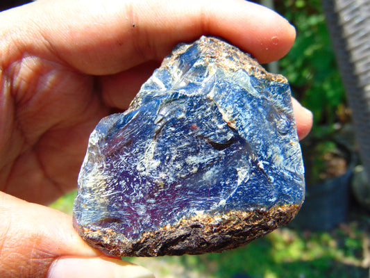 48 gram Rough Raw Indonesian Blue Amber for Healing AGRB101
