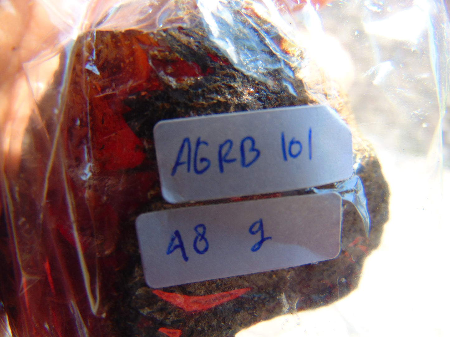 48 gram Rough Raw Indonesian Blue Amber for Healing AGRB101