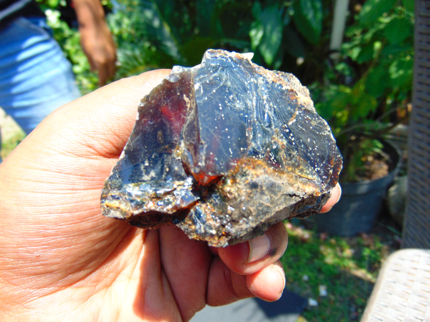 116 gram Rough Raw Indonesian Blue Amber for Healing AGRB32
