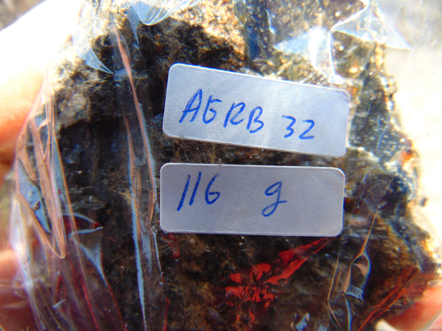 116 gram Rough Raw Indonesian Blue Amber for Healing AGRB32