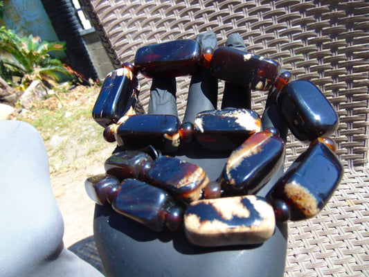 114 gr Small Necklace beads Indonesian Amber for Healing 26NA19