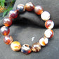 23 gram 14 Beads Mala Bracelet Indonesian amber 13x16 mm for Healing A14G103