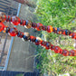215 gr Big Necklace Indonesian Dark White Blue Amber for Healing NEC45