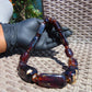 91 gr Small Necklace beads Indonesian Blue Red Amber for Healing 26NA25