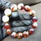 23 gram 14 Beads Mala Bracelet Indonesian amber 13x16 mm for Healing A14G103