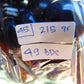 215 gr Big Necklace Indonesian Dark White Blue Amber for Healing NEC45