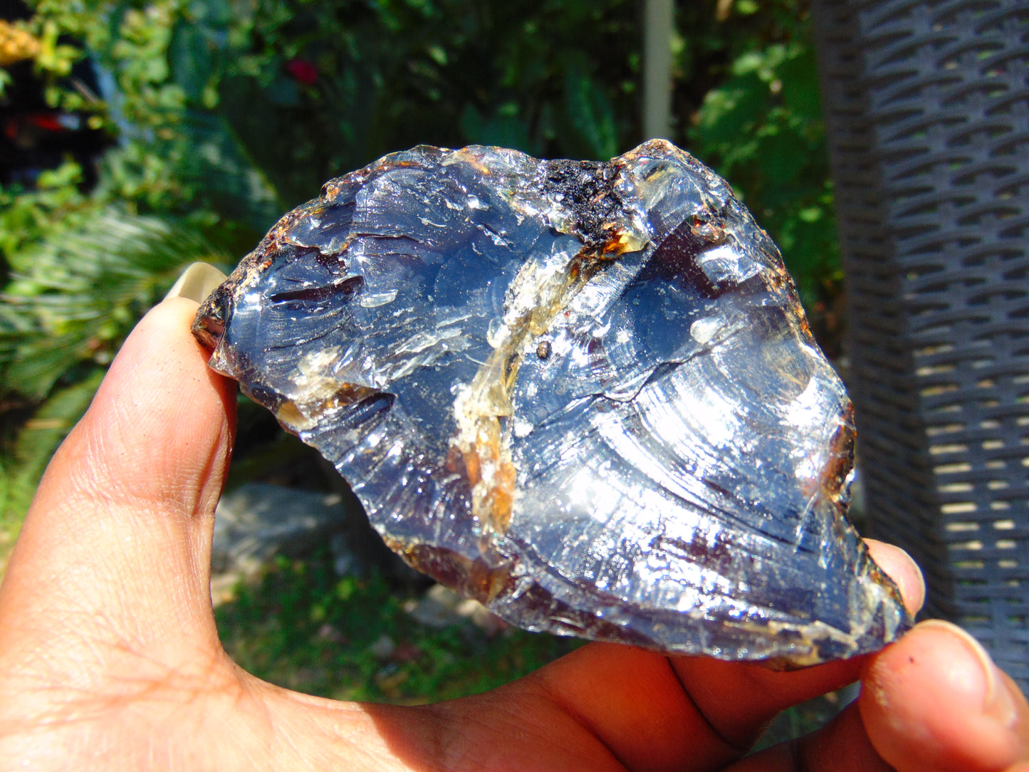 64 gram Rough Raw Indonesian Blue Amber for Healing AGRB90