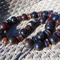 212 gr Big Necklace Indonesian Dark Red Amber for Healing NEC47