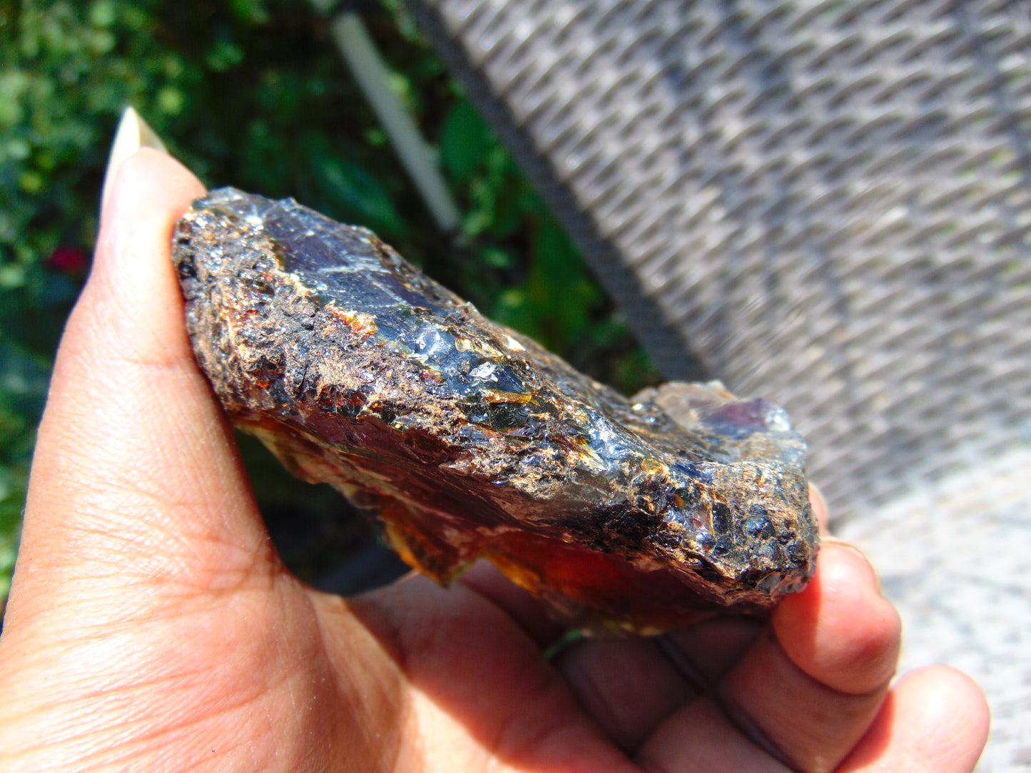 64 gram Rough Raw Indonesian Blue Amber for Healing AGRB90