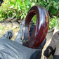 79 gr Big Bangle in hole 67 mm Indonesian Red Amber for Healing AJ32