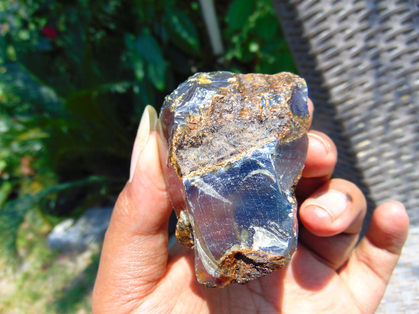 42 gram Rough Raw Indonesian Blue Amber for Healing AGRB61