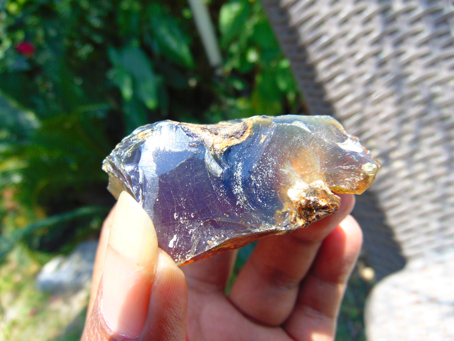 42 gram Rough Raw Indonesian Blue Amber for Healing AGRB61