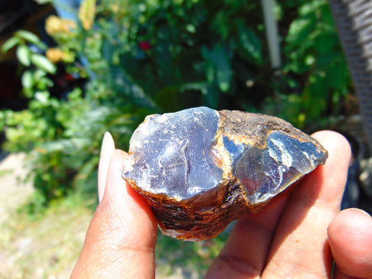 42 gram Rough Raw Indonesian Blue Amber for Healing AGRB61