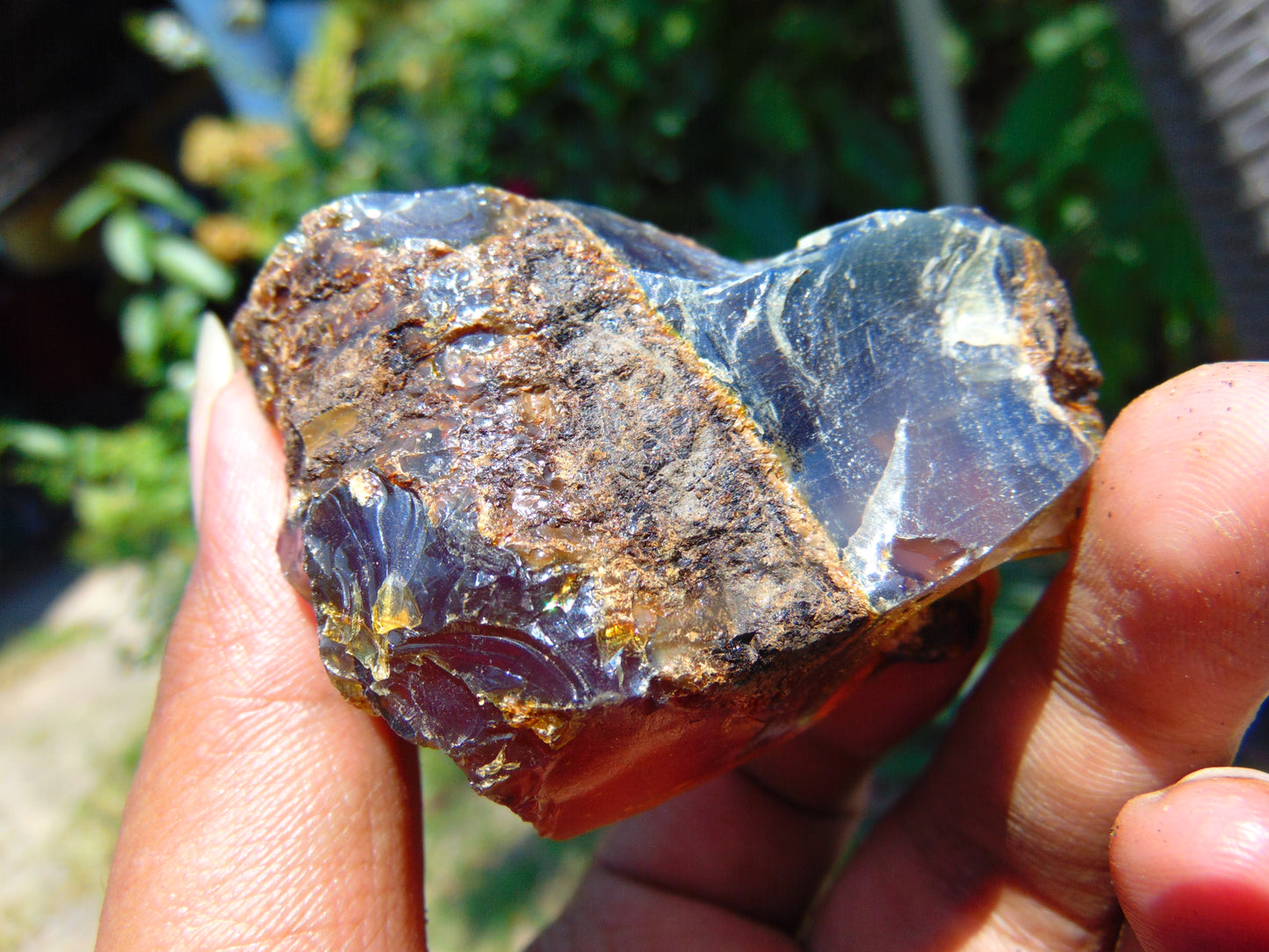 42 gram Rough Raw Indonesian Blue Amber for Healing AGRB61