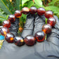 22 gram 14 Beads Mala Bracelet Indonesian amber 13x16 mm for Healing A14G96