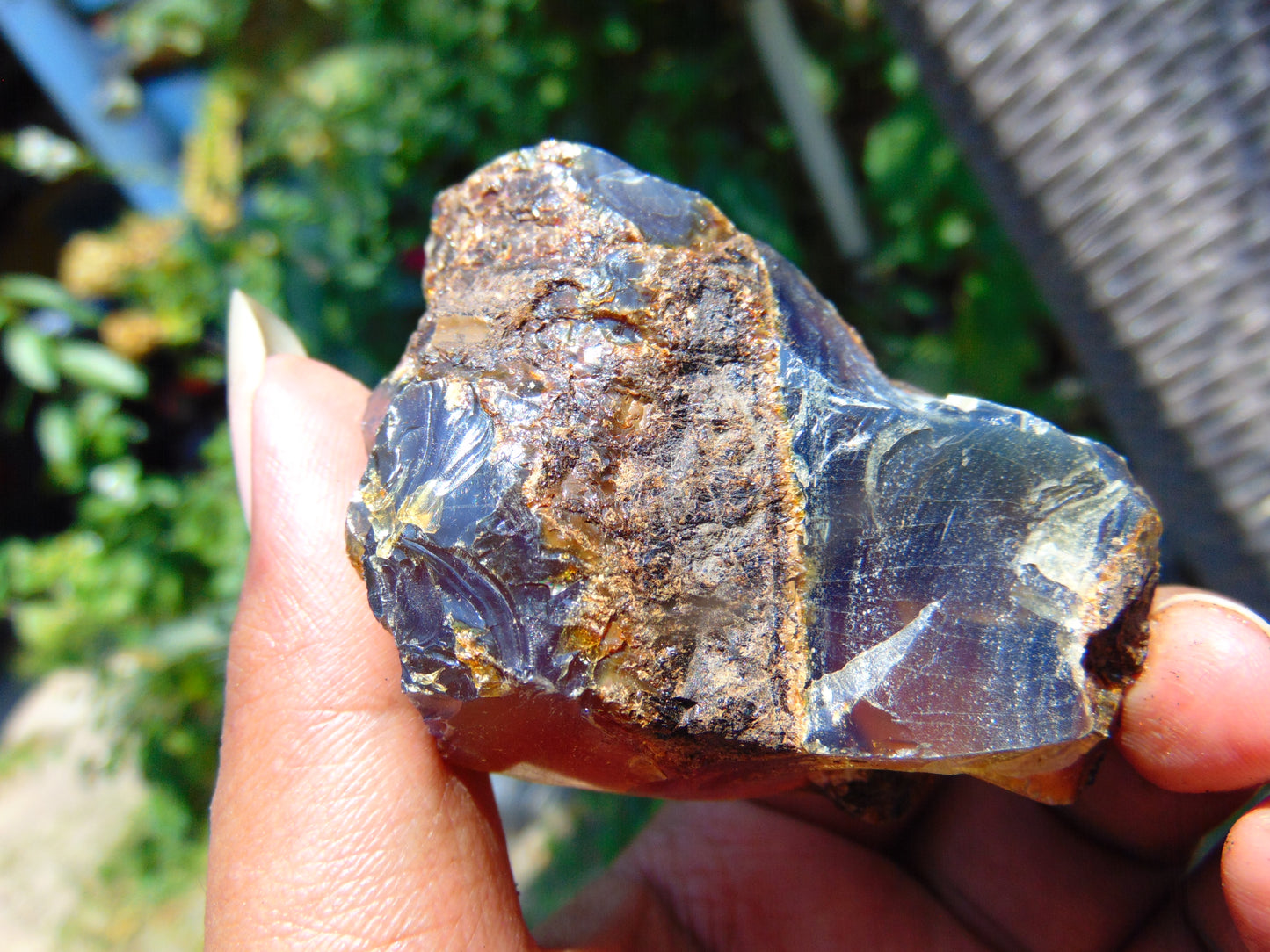 42 gram Rough Raw Indonesian Blue Amber for Healing AGRB61