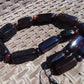 89 gr Small Necklace beads Indonesian Cherry Red Blue Amber for Healing 26NA15