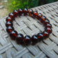 10  Gram Small Beads Bracelet Indonesian  Cherry red for Healing A20G295