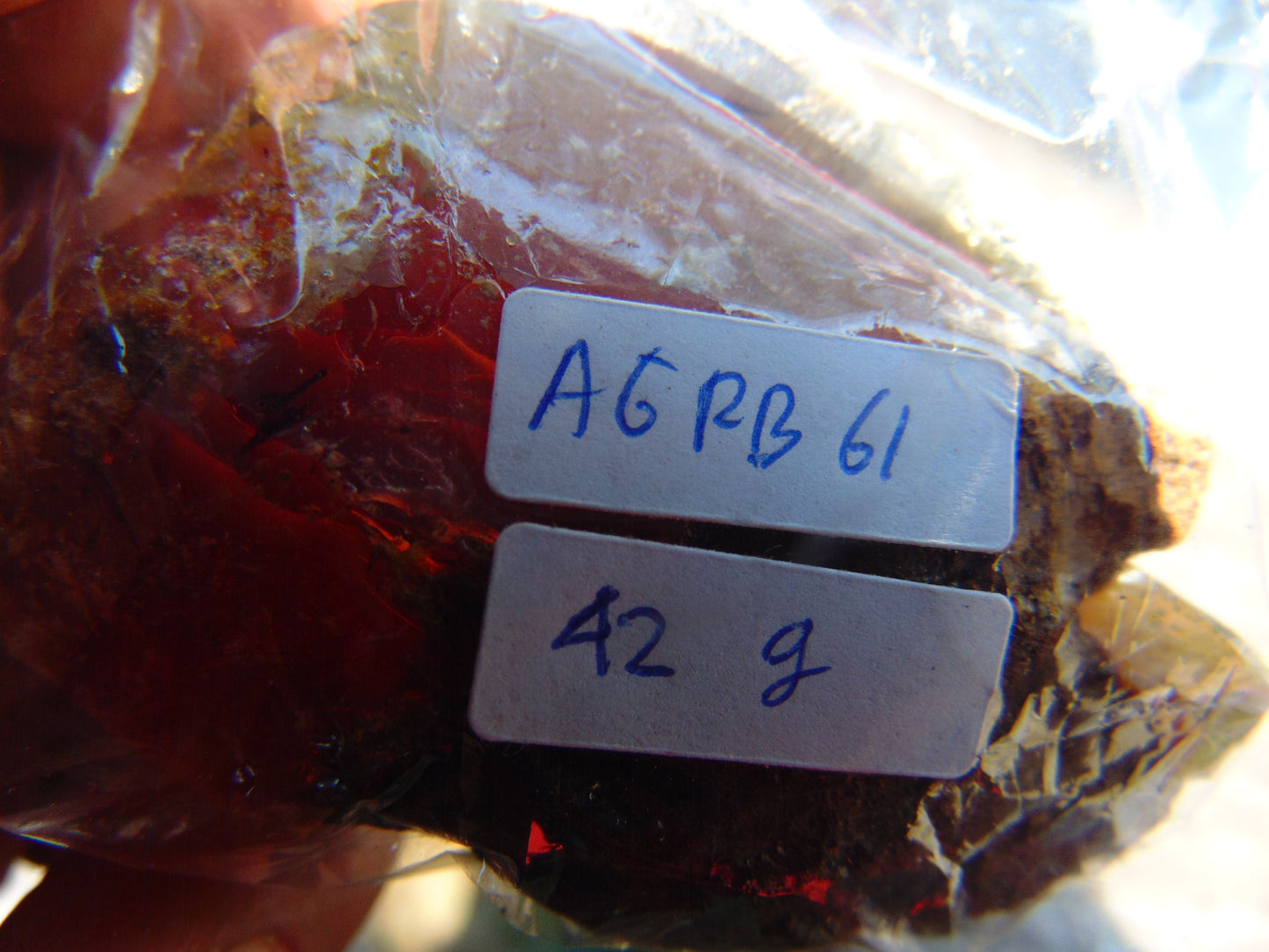 42 gram Rough Raw Indonesian Blue Amber for Healing AGRB61