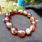 24 gram 14 Beads Mala Bracelet Indonesian amber 13x16 mm for Healing A14G108