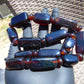 89 gr Small Necklace beads Indonesian Cherry Red Blue Amber for Healing 26NA15