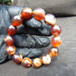 24 gram 14 Beads Mala Bracelet Indonesian amber 13x16 mm for Healing A14G108