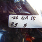 89 gr Small Necklace beads Indonesian Cherry Red Blue Amber for Healing 26NA15
