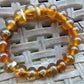 13  Gram Small Beads Bracelet Indonesian Yellow Blue Amber for Healing A20G303