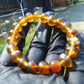 13  Gram Small Beads Bracelet Indonesian Yellow Blue Amber for Healing A20G303