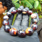 24 gram 14 Beads Mala Bracelet Indonesian amber 13x16 mm for Healing A14G97