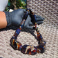 110 gr Small Necklace beads Indonesian Dark Blue Amber for Healing 26NA12