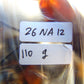 110 gr Small Necklace beads Indonesian Dark Blue Amber for Healing 26NA12