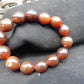 22 gram 14 Beads Mala Bracelet Indonesian amber 13x16 mm for Healing A14G115