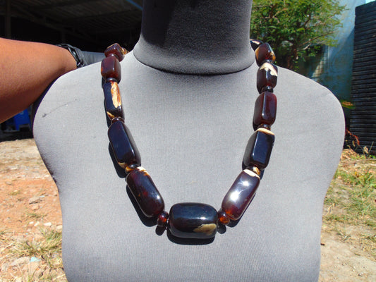 114 gr Small Necklace beads Indonesian Amber for Healing 26NA13