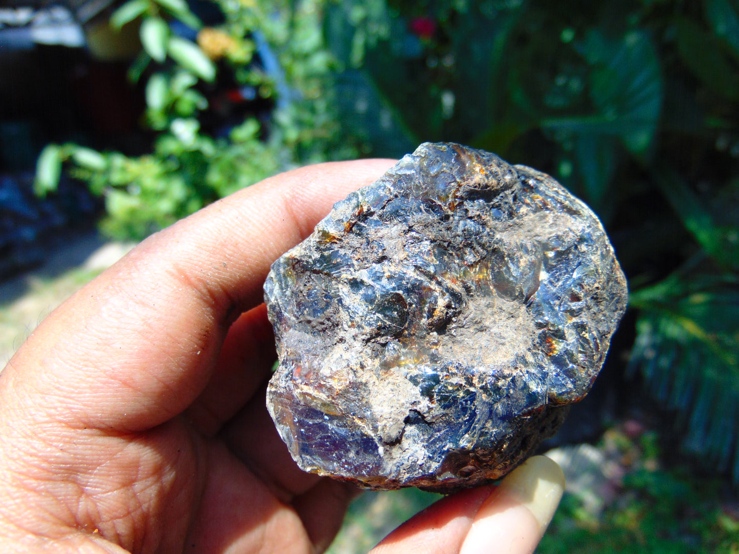 39 gram Rough Raw Indonesian Blue Amber for Healing AGRB37