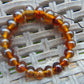 12 Gram Small Beads Bracelet Indonesian Yellow Blue Amber for Healing A20G304