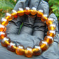 12 Gram Small Beads Bracelet Indonesian Yellow Blue Amber for Healing A20G304