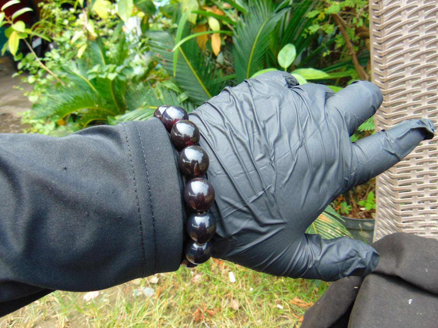 24 gram 14 Beads Mala Bracelet Indonesian amber 13x16 mm for Healing A14G100