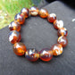 22 gram 14 Beads Mala Bracelet Indonesian amber 13x16 mm for Healing A14G109