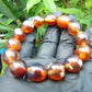 22 gram 14 Beads Mala Bracelet Indonesian amber 13x16 mm for Healing A14G109