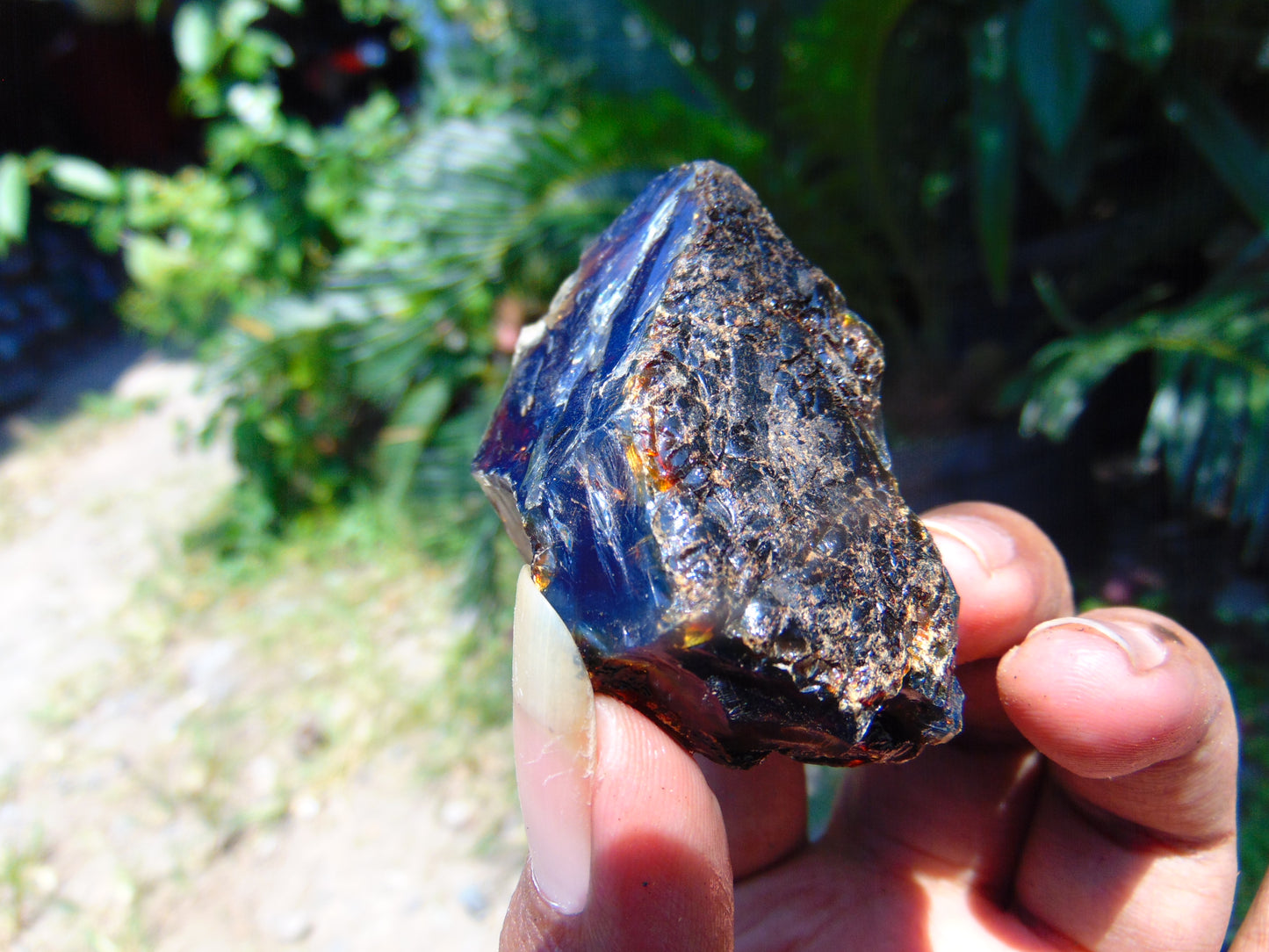 30 gram Rough Raw Indonesian Blue Amber for Healing AGRB95