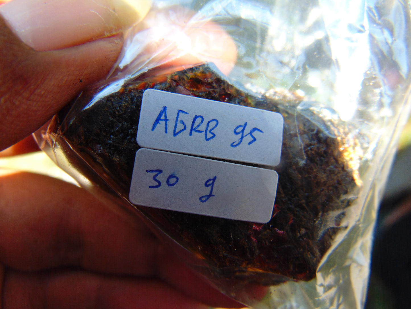 30 gram Rough Raw Indonesian Blue Amber for Healing AGRB95