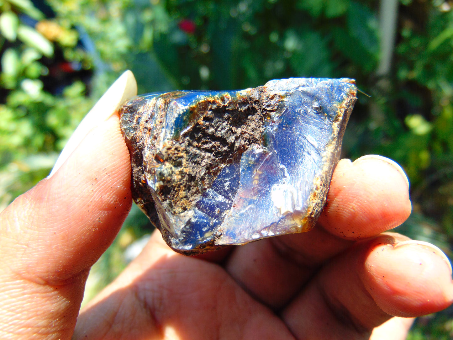 24 gram Rough Raw Indonesian Blue Amber for Healing AGRB41