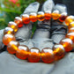 12  Gram Small Beads Bracelet Indonesian  Red Yellow Amber for Healing A20G309